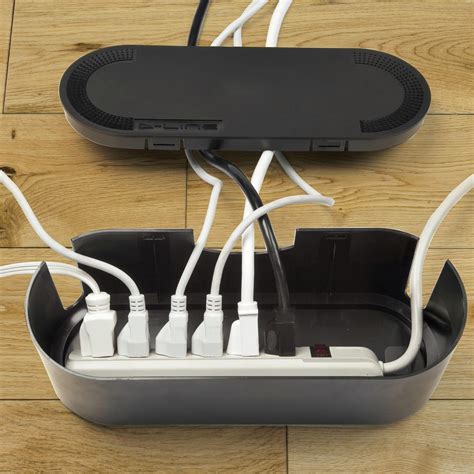 electrical cord for cable box|extra large cable management box.